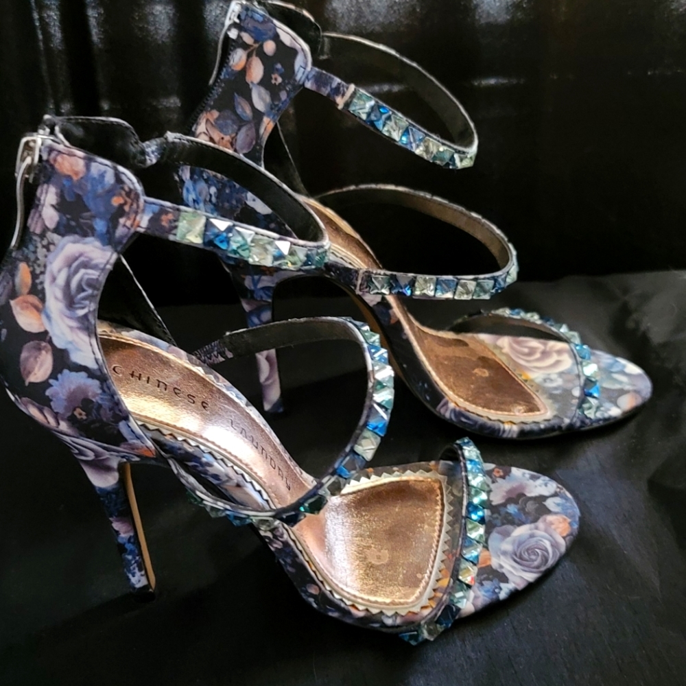 Chinese Laundry Size 7/37.5 Open Toe Heels